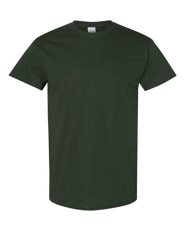 Hunter green Small Towner Nebraska adult unisex cotton tee featuring customizable hometown water tower graphic