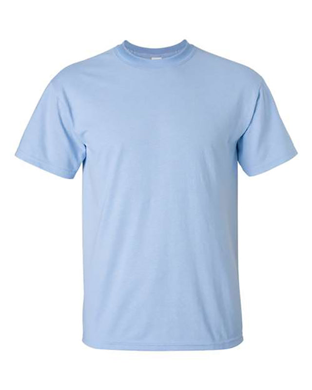 Light blue Small Towner Nebraska adult unisex cotton tee featuring customizable hometown water tower graphic
