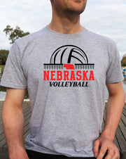 Sport grey Nebraska Huskers volleyball t-shirt